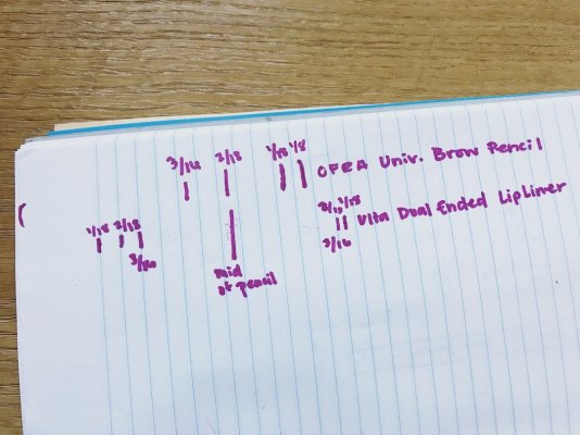 03-16 Update 3 Old Project, Pencil tracking