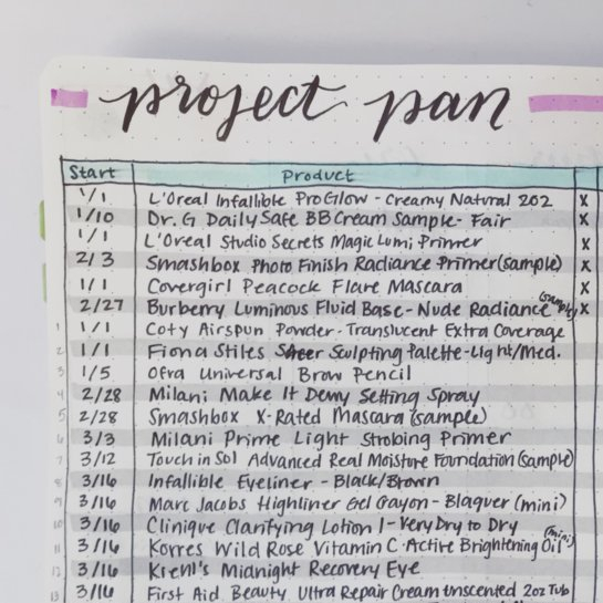 BuJo Tracker 03-19 Update 3